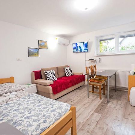 Newly Renovated Studio With Air Conditioner & Free Parking Liubliana Exterior foto